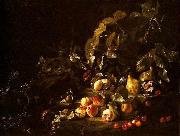 Abraham Brueghel Still life with fruit oil painting reproduction